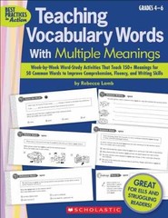Teaching Vocabulary Words With Multiple – Paperback, by Lamb Rebecca – Very Good