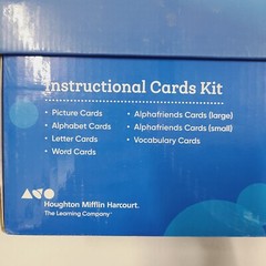 HMH Into Reading Instructional Cards Kit Card Set Grade K, Open Box/Sealed Cards