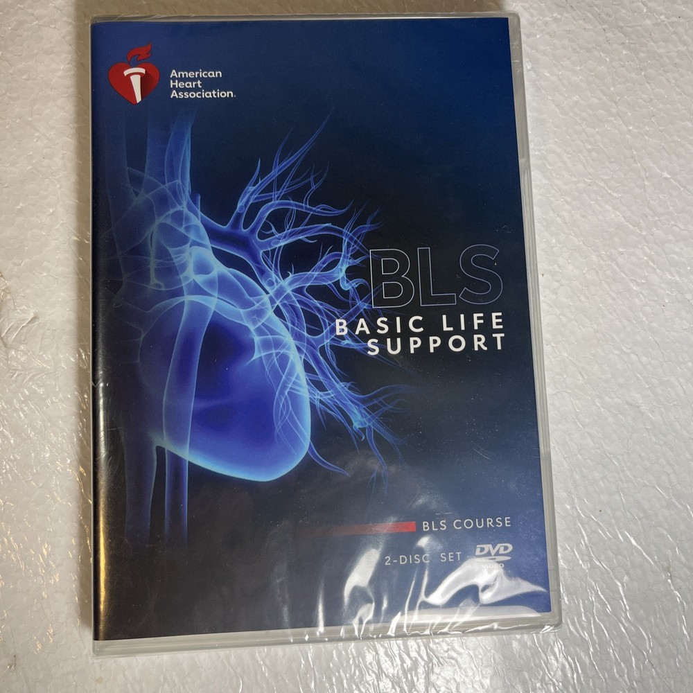 American Heart Association BLS Basic Life Support 2-Disc DVD 2020