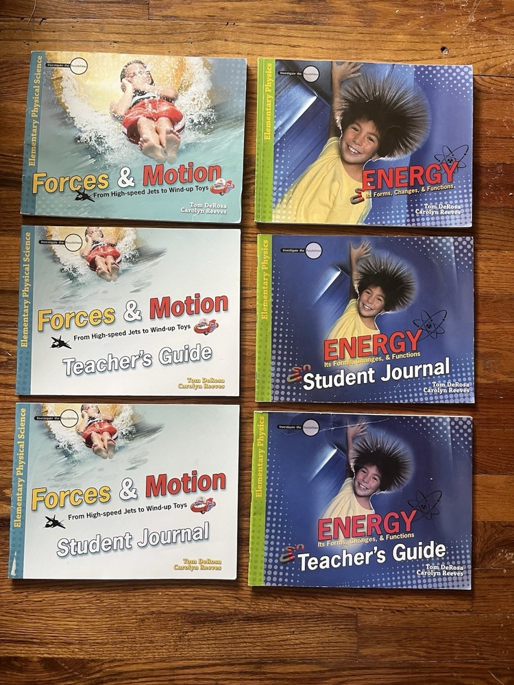 Master Books Elementary Physical Science Energy Forces & Motion Set