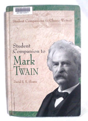 Student Companion to Mark Twain Hardcover David E. Sloane Ex-Library 2001