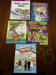 Abeka History Science Health 1 Textbook Set Elementary Illustrated Activity Book