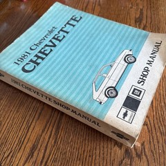1981 Chevrolet Chevette Factory Original Service Shop Repair Manual ST-357-81