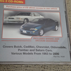 Chilton Total Car Care GM 1963-2000 Ver 1.0 Nichols Publishing 2 CD ROM