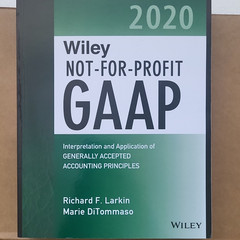 Wiley Not-For-Profit GAAP 2020 Paperback Richard F. Larkin Marie DiTommaso