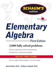 Schaum’s Outline of Elementary Algebra, 3ed