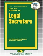 Legal Secretary (Career Examination), , New Book