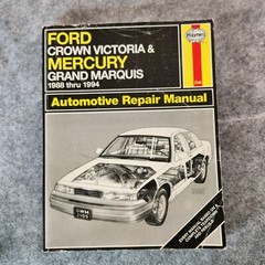 Haynes Repair Manual 2105 Ford Crown Victoria & Mercury Grand Marquis 1988-1994