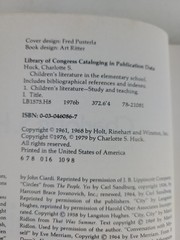 Children’s Literature in the Elementary School Third Edition by Charlotte Huck