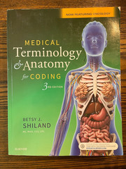Medical Terminology & Anatomy for Coding 3rd Edition Paperback : VERY GOOD