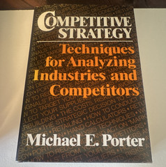 Michael E. Porter Competitive Strategy Paperback 1980 Free Press 396 Pages