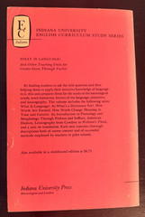 🍋 Indiana University English Curriculum Study Series Literature Language 1967