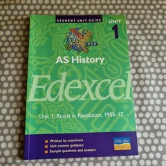 Edexcel AS History. Unit 1: Russia In Revolution, 1905-17. Paperback