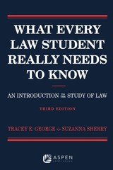 What Every Law Student Really Needs to Know: An Introduction to the Study of…