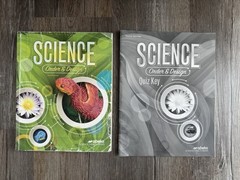 Abeka Science Order & Design Student Text & Teacher Quiz Key 7th Grade (2nd Ed)