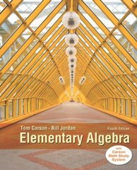 Elementary Algebra by Carson, Tom