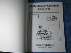 LOT OF 2 APPLICATIONS OF GRAMMAR BOOK FOUR Student & Teacher’s Edition 1994 MINT