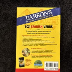 501 Spanish Verbs with CD-ROM & Audio CD -7th Ed, Christopher & Theodore Kendris
