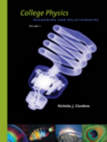 College Physics, Volume 1, Giordano, Nicholas, 9780534462437