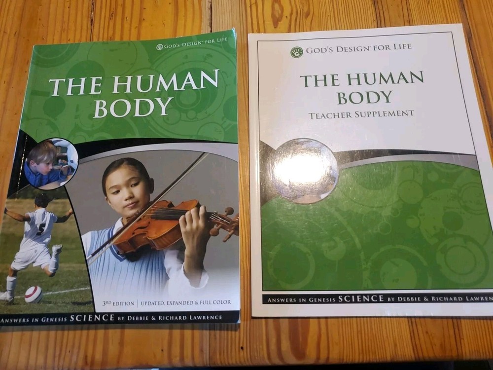 God’s Design for Life The Human Body SET Answers In Genesis Student Teacher Disc