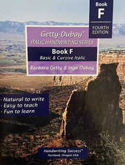 Getty-Dubay Italic Handwriting Series Book F 4th Edition Trade Paperback 2020