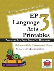 EP Language Arts 3 Printables – Paperback By Rutherford, Tina – VERY GOOD