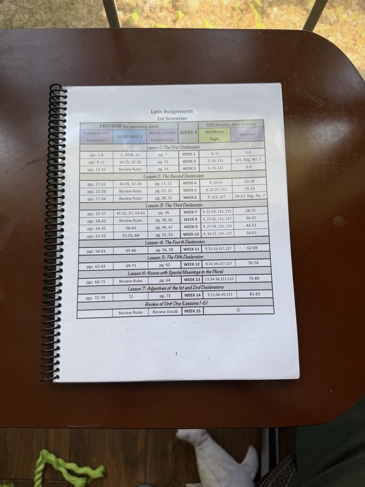 Latin Work Book Consumable CC Challenge A Henle First year