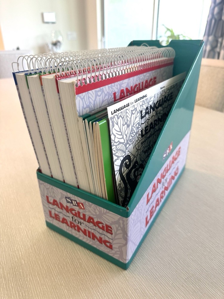 SRA Language for Learning Set Presentation Books A-D Workbooks C-D & More