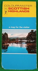 Colourmaster Scottish Highlands Map 7 – A Map for the Visitor – Folding Map