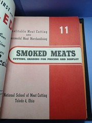1948 National School Of Meat Cutting Volumes 1-25 Toledo 4 Ohio Original Binder