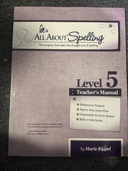 All About Spelling Level 5 Teachers Manual by Marie Rippel
