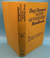 Vintage 1980 Dog Owner’s Home Veterinary Handbook Carlson Giffin Hardcover