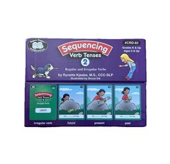 Super Duper Sequencing Regular & Irregular Verb Tenses Set 2 #CRD-82 Flash Cards