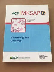 MKSAP (R) 17 Hematology and Oncology by unknown (Paperback)