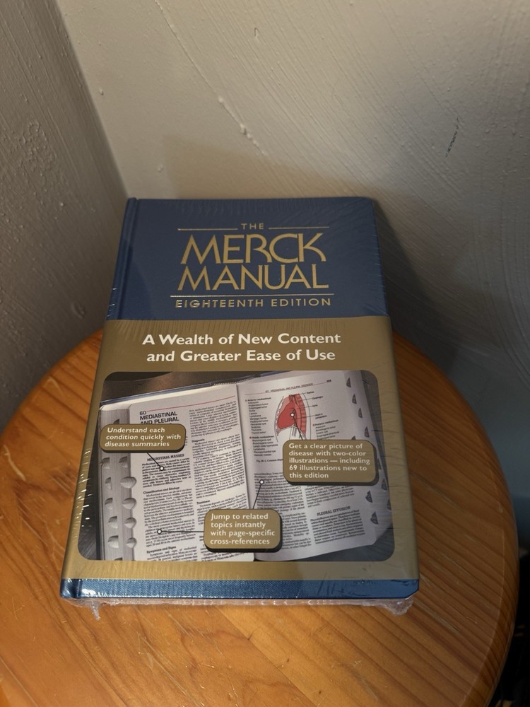 The Merck Manual of Diagnosis and Therapy 18th Edition Hardcover Sealed NEW