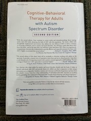 Cognitive-Behavioral Therapy for Adults w/Autism Spectrum Disorder/2nd Ed.