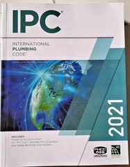 IPC 2021 International Plumbing Code IPC 2021 Paperback Free Shipping
