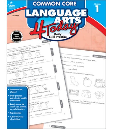 Common Core Language Arts 4 Today, Grade 1: Daily Skill Practice (Common – GOOD