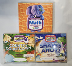 Harcourt Math Georgia Edition Grade K Lot of 3 / Teacher Resource + Mega Math