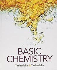 Basic Chemistry Hardcover Karen C. Timberlake
