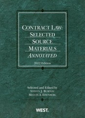 Contract Law 2012: Selected Source Materials; American- paperback, 9780314280756