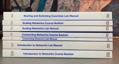 Lot of 7 Cisco Press Networking, Routing, and Switcing Course Boolets/Lab Man