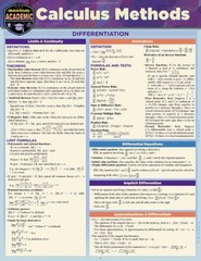 Calculus Methods – Wall Chart By ExpoLog, LLC – VERY GOOD