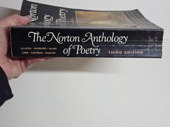 Vintage 1983 The Norton Anthology of Poetry, Third Edition softcover, great cond