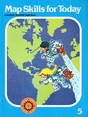 Map Skills For Today – Grade 5 – Excellent Vintage Home Schooling Skills Book