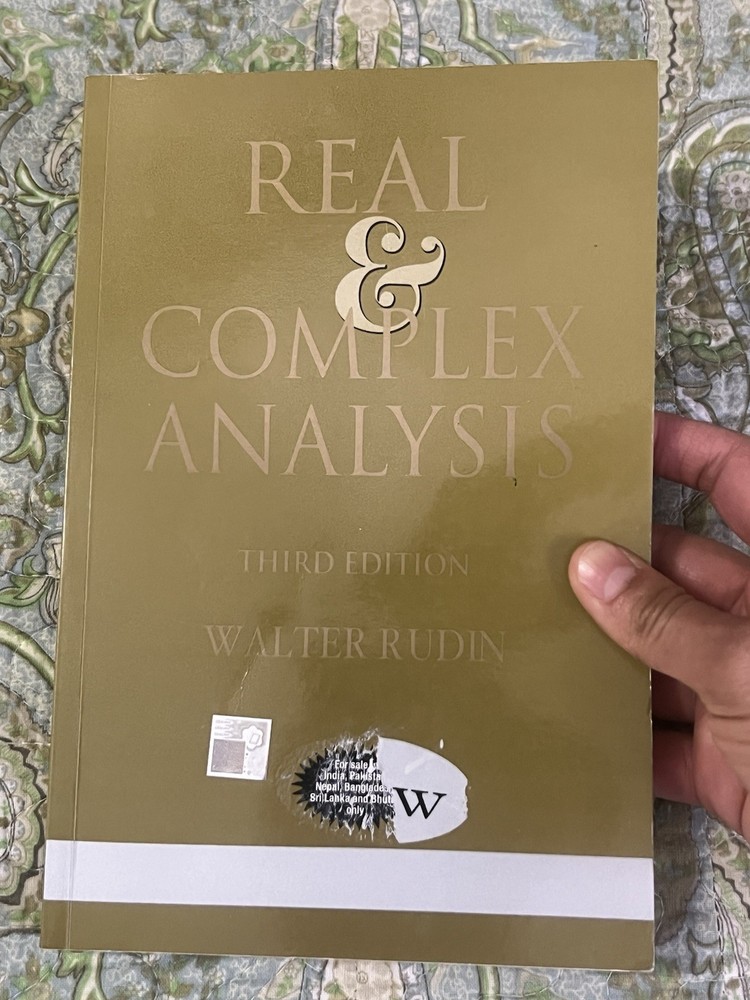 Real And Complex Analysis By Walter Rudin 3rd INTL ED-9780070619876 Paperback