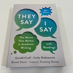They Say I Say With Readings Gerald Graff 6th Edition 2024 Norton Birkenstein PB
