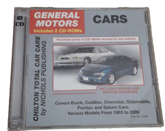 Chilton Total Car Care GM 1963-2000 Ver 1.0 Nichols Publishing 2 CD ROM
