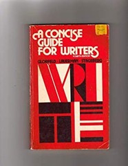 A Concise Guide for Writers Paperback