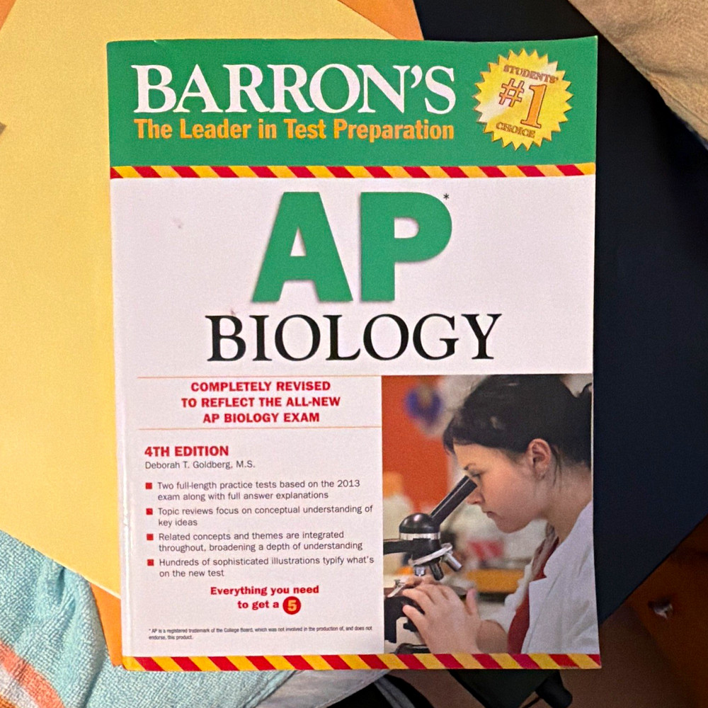 Barron’s AP Biology Study Guide 4th Edition Revised PB by Deborah T. Goldberg